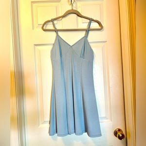Forever 21 Blue Ribbed Dress BNWT